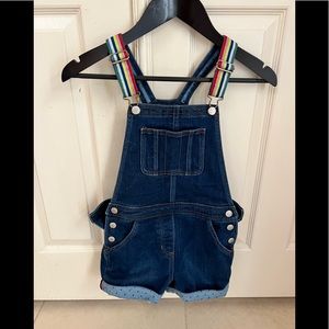 Adorable Mini Boden overall shorts